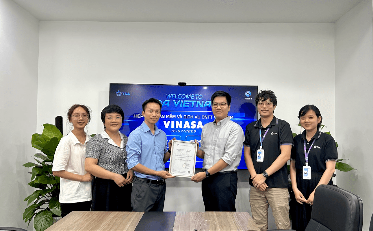 TDAベトナムがベトナムソフトウェア・ITサービス協会（VINASA）に加盟